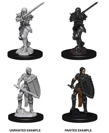 D&D: Nolzur's Marvelous Miniatures - Human Female Fighter (ONLINE ORDER ONLY)