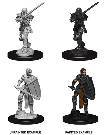 D&D: Nolzur's Marvelous Miniatures - Human Female Fighter (ONLINE ORDER ONLY)