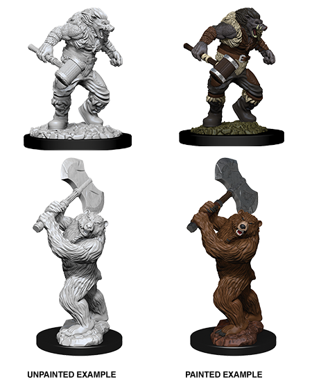 D&D: Nolzur's Marvelous Miniatures - Wereboar & Werebear (ONLINE ORDER ONLY)