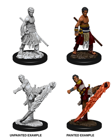 D&D: Nolzur's Marvelous Miniatures - Half-Elf Male Monk (ONLINE ORDER ONLY)