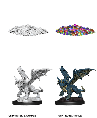 D&D: Nolzur's Marvelous Miniatures - Blue Dragon Wyrmling (ONLINE ORDER ONLY)