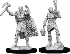 D&D: Nolzur's Marvelous Miniatures - Female Human Barbarian (ONLINE ORDER ONLY)