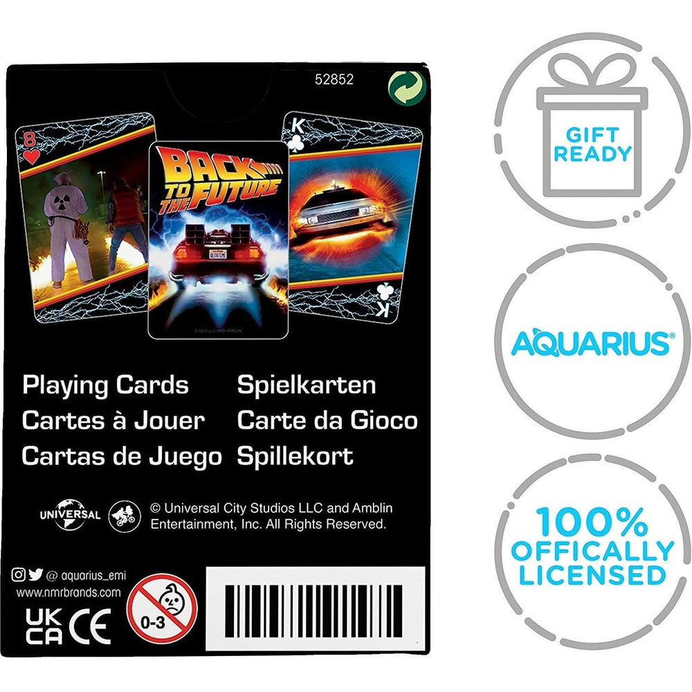 Aquarius Back to the Future Playing Cards (ONLINE ORDER ONLY)