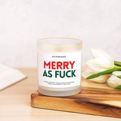 Merry As Fuck Christmas Candle (ONLINE ORDER ONLY)