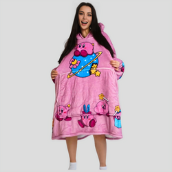 Kirby Wearable Blanket Hoodie for Kids & Adults | OLM Toys (ONLINE ORDER ONLY)