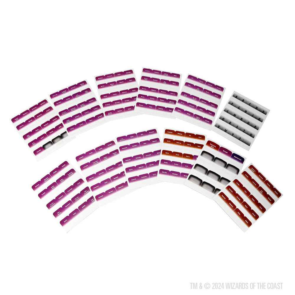 D&D Book Tabs: Mordenkainen Presents: Monsters of the Multiverse (ONLINE ORDER ONLY)