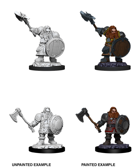 D&D: Nolzur's Marvelous Miniatures - Dwarf Male Fighter (ONLINE ORDER ONLY)