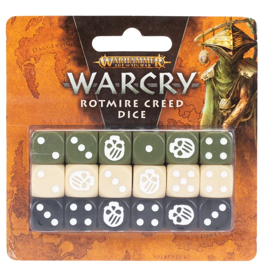 Warcry: Rotmire Creed Dice Set (ONLINE ORDER ONLY)