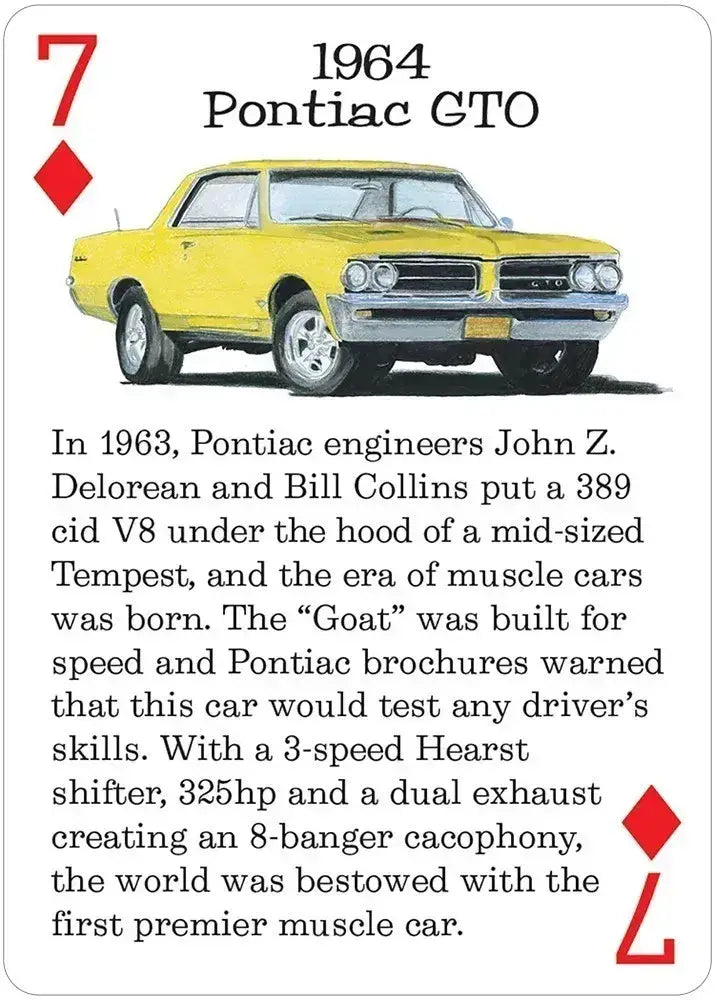 Classic American Rides Playing Cards (ONLINE ORDER ONLY)