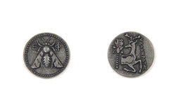 Ancient Greek Themed Gaming Coins - Small 20mm (15-Pack) (ONLINE ORDER ONLY)