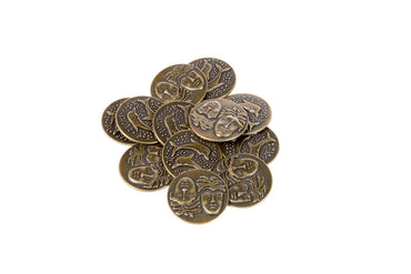 Ancient Greek Themed Gaming Coins - Medium 25mm (12-Pack) (ONLINE ORDER ONLY)