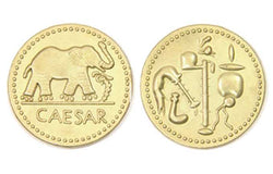 Roman Themed Gaming Coins - Jumbo 35mm (6-Pack) (ONLINE ORDER ONLY)