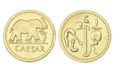 Roman Themed Gaming Coins - Jumbo 35mm (6-Pack) (ONLINE ORDER ONLY)