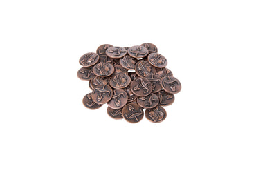 Egyptian Themed Gaming Coins - Tiny 15mm (18-Pack) (ONLINE ORDER ONLY)