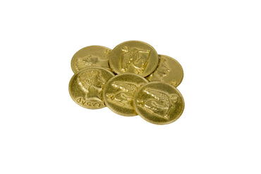 Egyptian Themed Gaming Coins - Jumbo 35mm (6-Pack) (ONLINE ORDER ONLY)