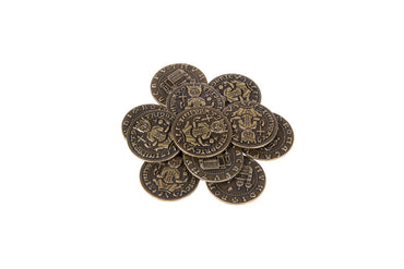 Middle Ages Themed Gaming Coins - Medium 25mm (12-Pack) (ONLINE ORDER ONLY)