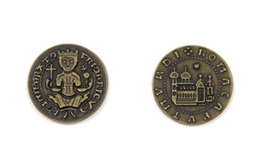 Middle Ages Themed Gaming Coins - Medium 25mm (12-Pack) (ONLINE ORDER ONLY)