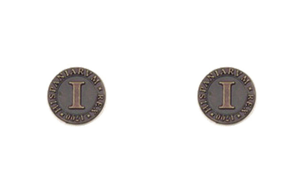 Pirate Doubloons Themed Gaming Coins - Tiny 15mm (18-Pack) (ONLINE ORDER ONLY)