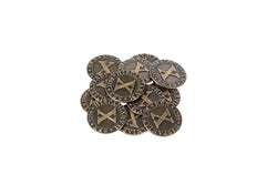 Pirate Doubloons Themed Gaming Coins - Medium 25mm (12-Pack) (ONLINE ORDER ONLY)