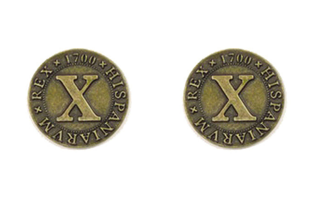 Pirate Doubloons Themed Gaming Coins - Medium 25mm (12-Pack) (ONLINE ORDER ONLY)
