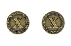 Pirate Doubloons Themed Gaming Coins - Medium 25mm (12-Pack) (ONLINE ORDER ONLY)