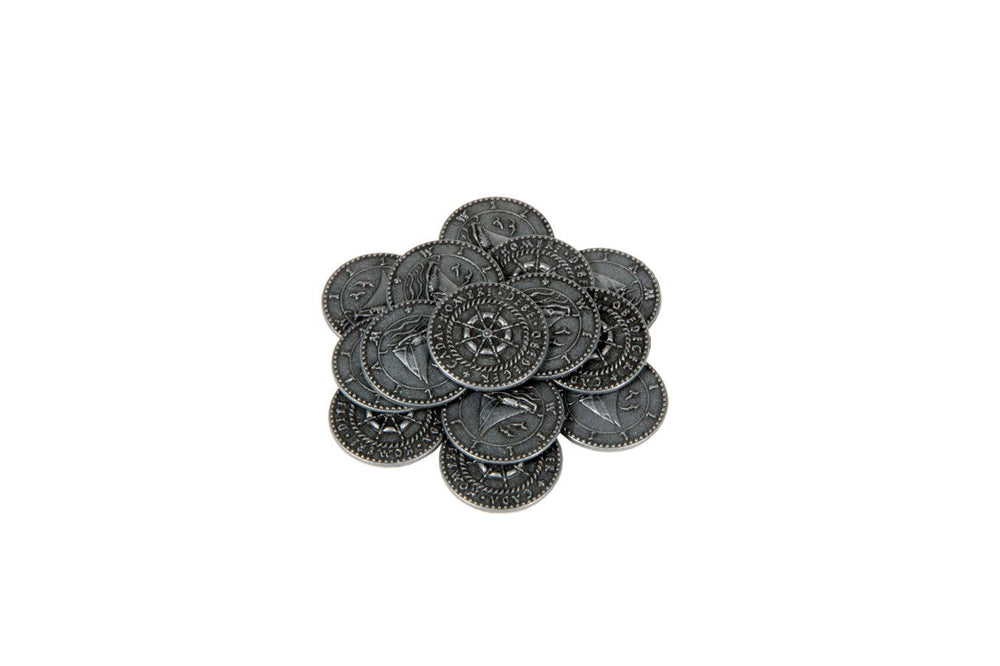 Pirate Ships Themed Gaming Coins - Small 20mm (15-Pack) (ONLINE ORDER ONLY)