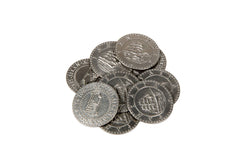 Pirate Ships Themed Gaming Coins - Large 30mm (9-Pack) (ONLINE ORDER ONLY)
