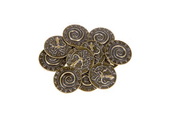 Mythological Monsters Themed Gaming Coins - Medium 25mm (12-Pack) (ONLINE ORDER ONLY)