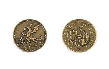 Dragons Themed Gaming Coins - Medium 25mm (12-Pack) (ONLINE ORDER ONLY)