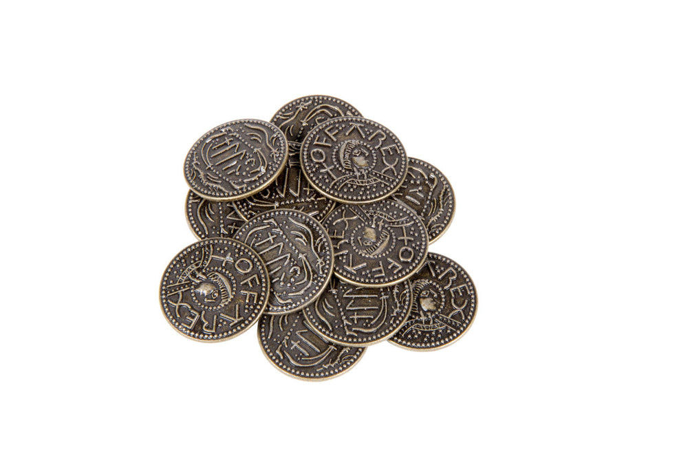 Anglo-Saxon Themed Gaming Coins - Medium 25mm (12-Pack) (ONLINE ORDER ONLY)