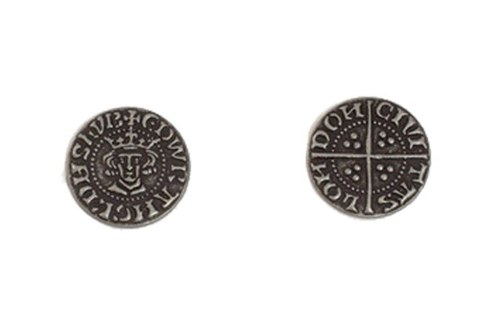 Early English Kings Themed Gaming Coins - Small 20mm (15-Pack) (ONLINE ORDER ONLY)