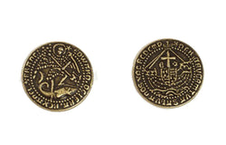 Early English Kings Themed Gaming Coins - Medium 25mm (12-Pack) (ONLINE ORDER ONLY)