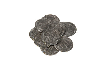 Early English Kings Themed Gaming Coins - Large 30mm (9-Pack) (ONLINE ORDER ONLY)