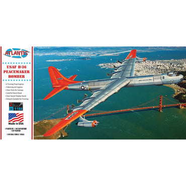 ATMH205 B-36 Peacemaker 1/184 Scale Plastic Model Kit Atlantis Models (ONLINE ORDER ONLY)