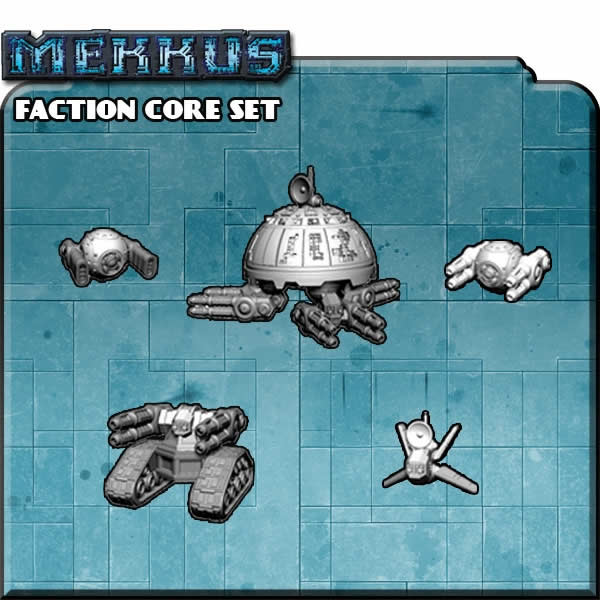 BOM34000 Counterblast Mekkus Core Set Miniatures Bombshell (ONLINE ORDER ONLY)