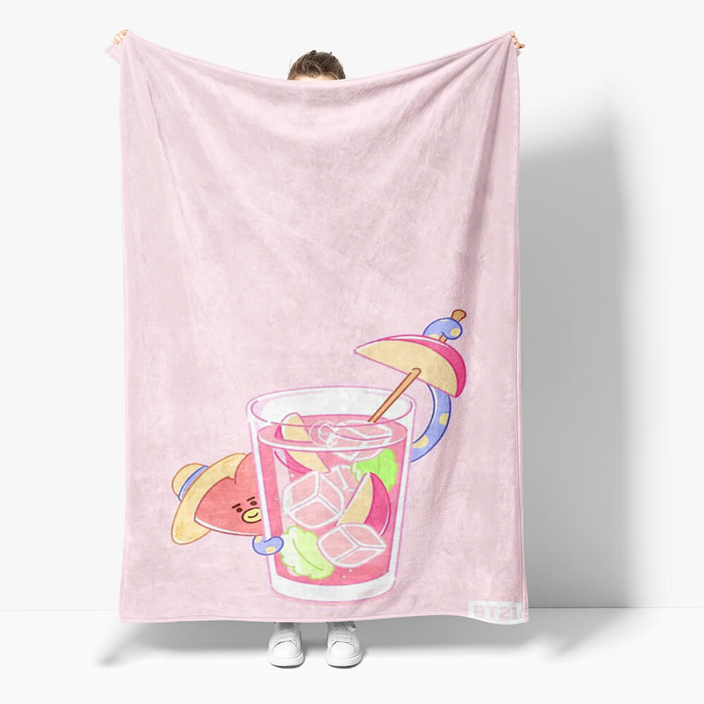 BT21 Flannel Fleece Throw Cosplay Blanket (Online Order Only)