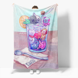 BT21 Flannel Fleece Throw Cosplay Blanket (Online Order Only)
