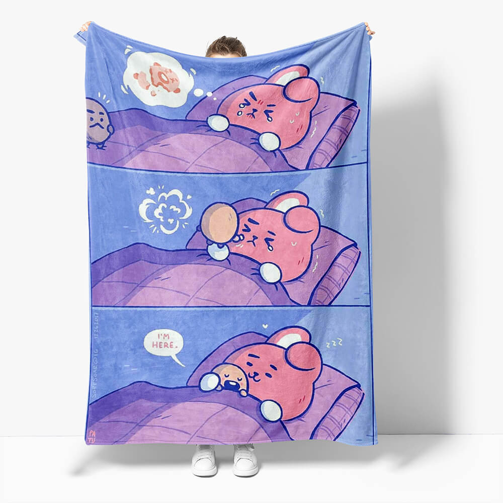 BT21 Flannel Fleece Throw Cosplay Blanket (Online Order Only)