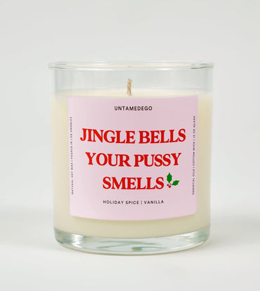 Jingle Bells Your Pussy Smells | Funny Candle (ONLINE ORDER ONLY)