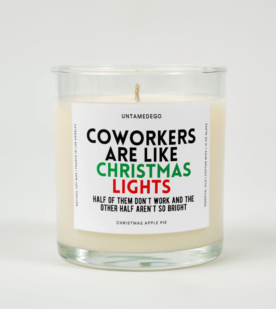 Coworkers Are Like Christmas Lights | Funny Candle (ONLINE ORDER ONLY)