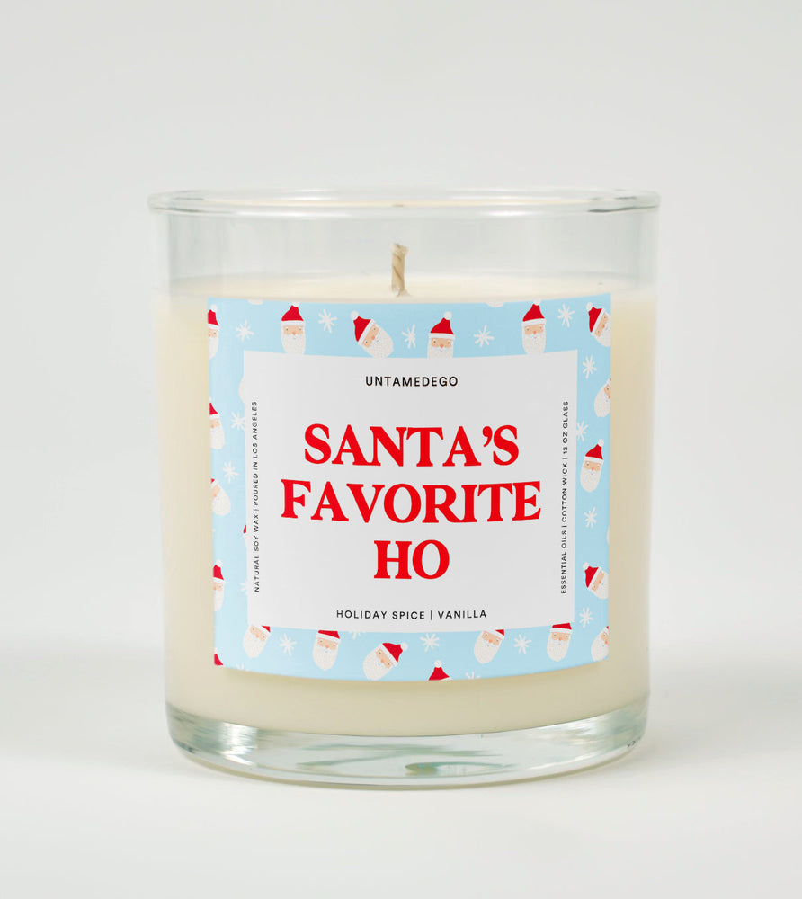Santa’s Favorite Ho | Funny Christmas Candle (ONLINE ORDER ONLY)