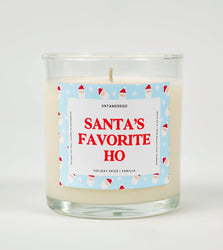 Santa’s Favorite Ho | Funny Christmas Candle (ONLINE ORDER ONLY)
