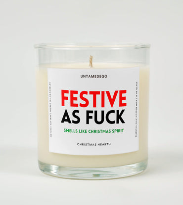 Festive AF | Funny Christmas Candle (ONLINE ORDER ONLY)