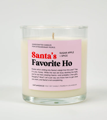 Santa's Favorite Ho | Funny Candle (ONLINE ORDER ONLY)