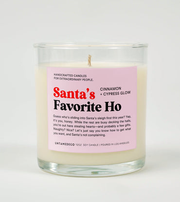 Santa's Favorite Ho | Funny Candle (ONLINE ORDER ONLY)