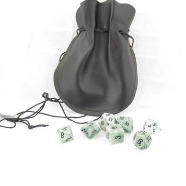 CYC02053 Green Jade 14mm Dwarven Stones (7) (ONLINE ORDER ONLY)