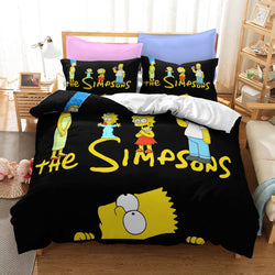 Cartoon The Simpsons Cosplay Bedding Set Quilt Cover Without Filler (Online Order Only)