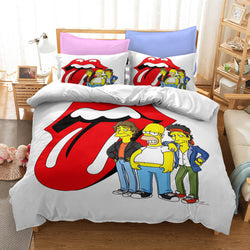 Cartoon The Simpsons Cosplay Bedding Set Quilt Cover Without Filler (Online Order Only)