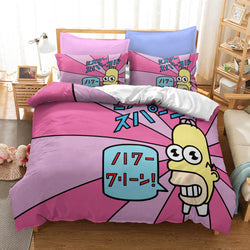 Cartoon The Simpsons Cosplay Bedding Set Quilt Cover Without Filler (Online Order Only)