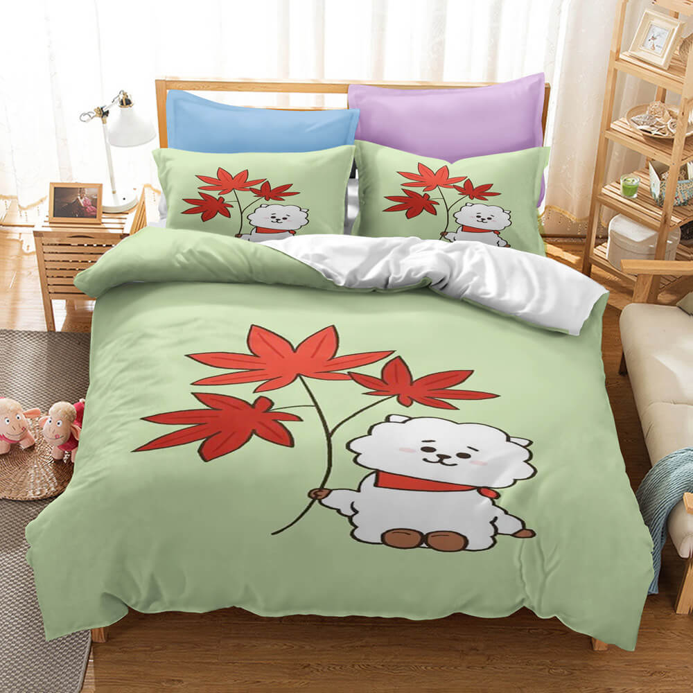 Cartoon image Cosplay Bedding Set Quilt Covers Without Filler (Online Order Only)